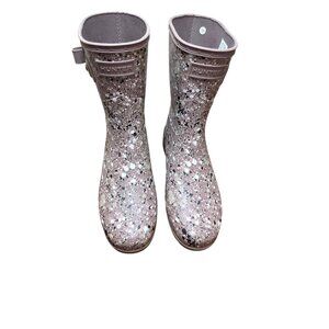 Hunter Women's Particle Print Waterproof Rain Boots Size 7